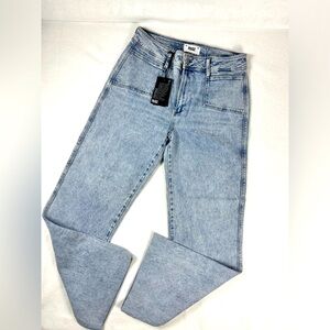 PAIGE Leenuh Slim Wide Leg•Vintage Inspired Denim Jeans Women’s Size 32x30 • New
